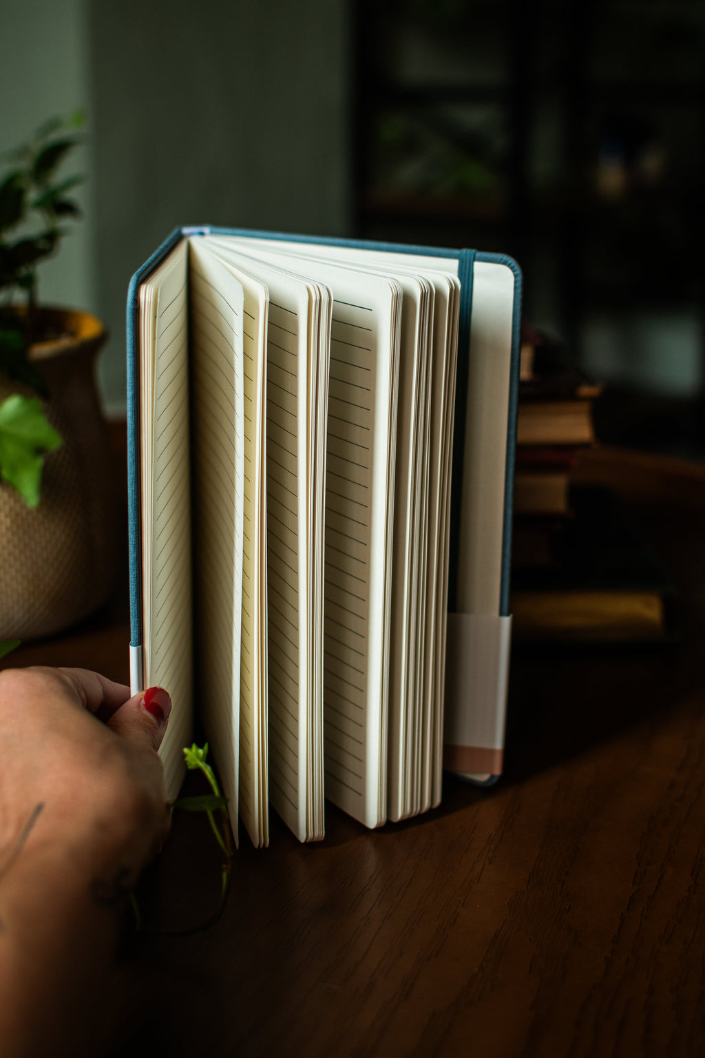 Teal Harcover Linen Journal