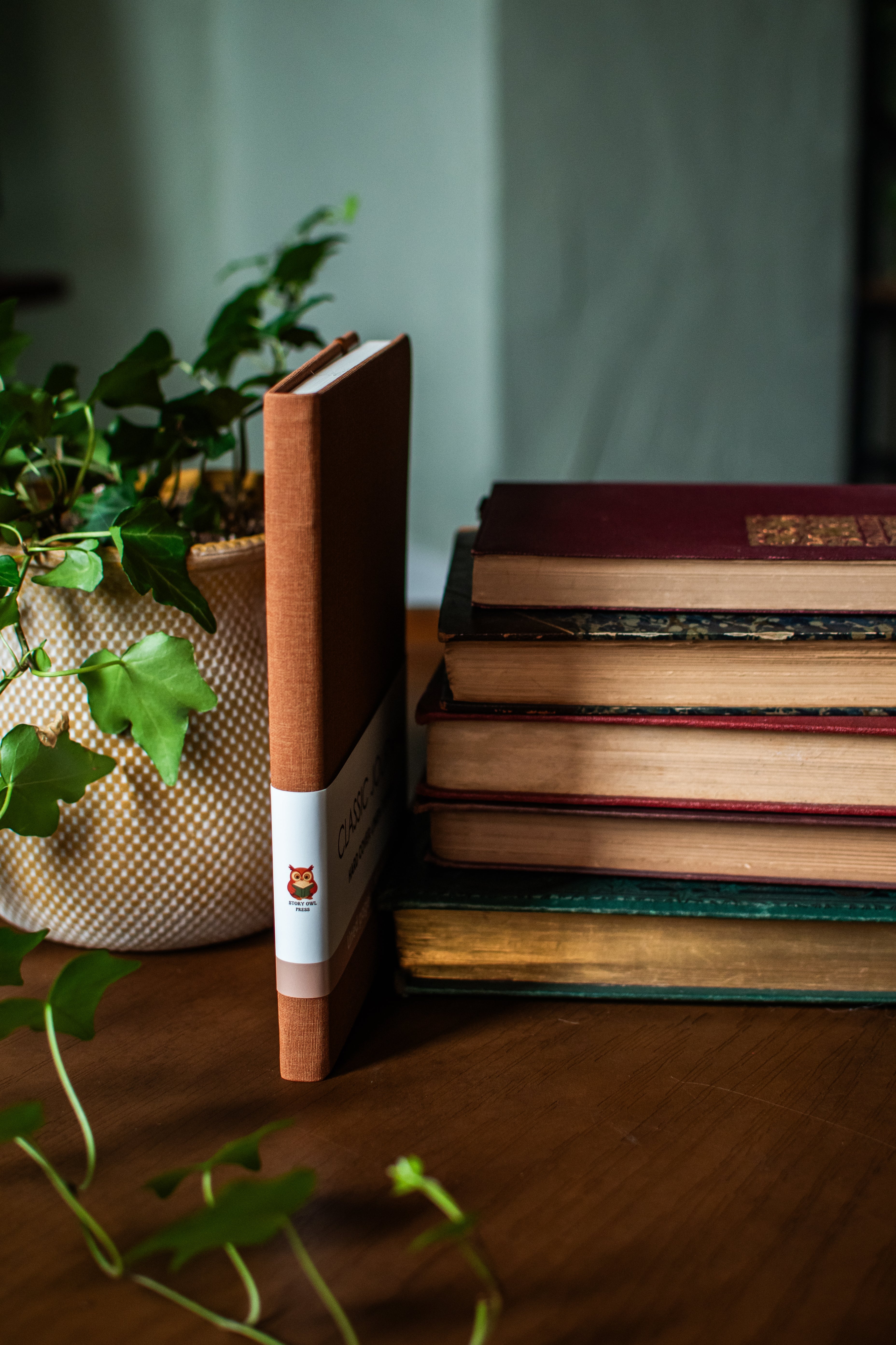 Rust Harcover Linen Journal