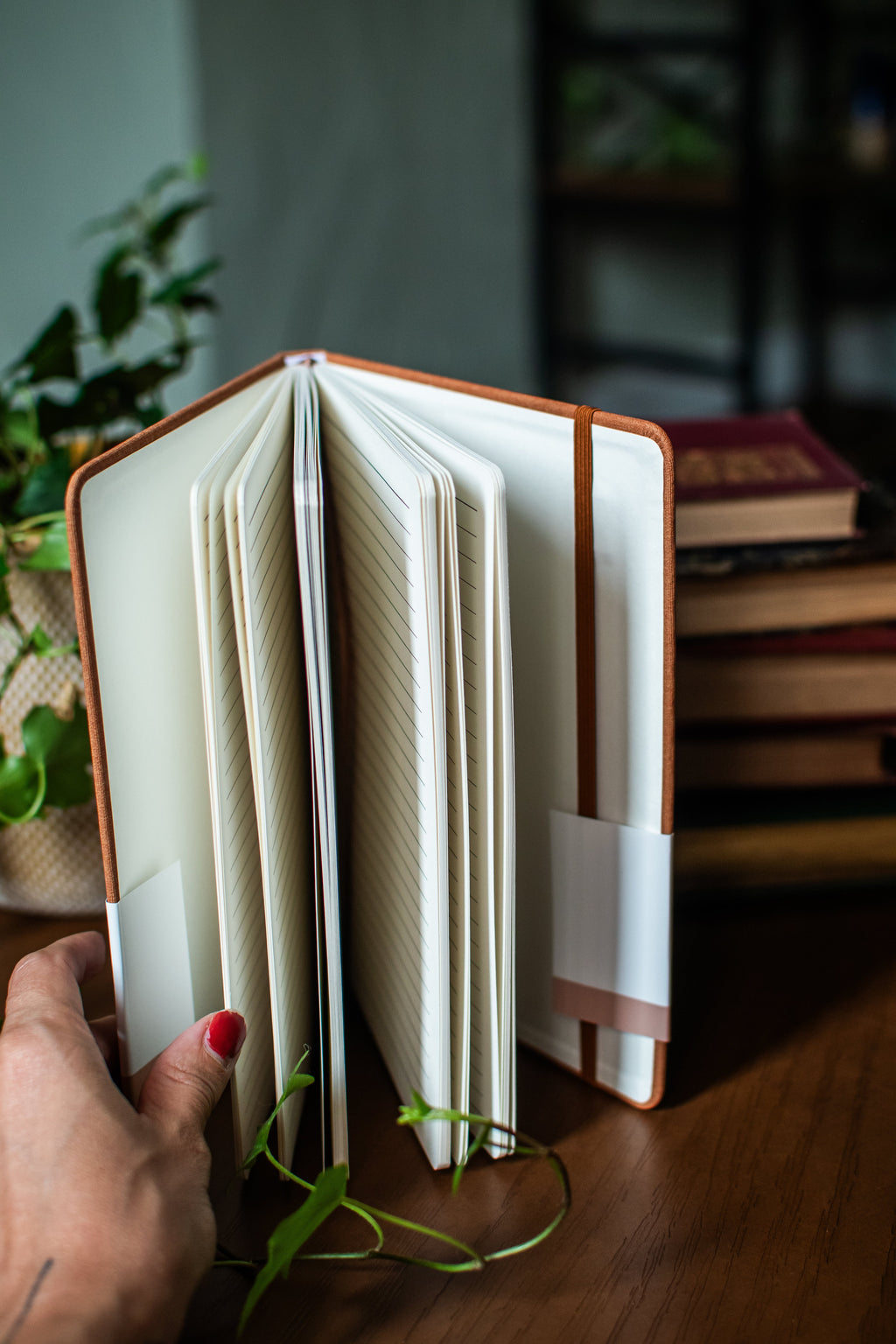 Rust Harcover Linen Journal
