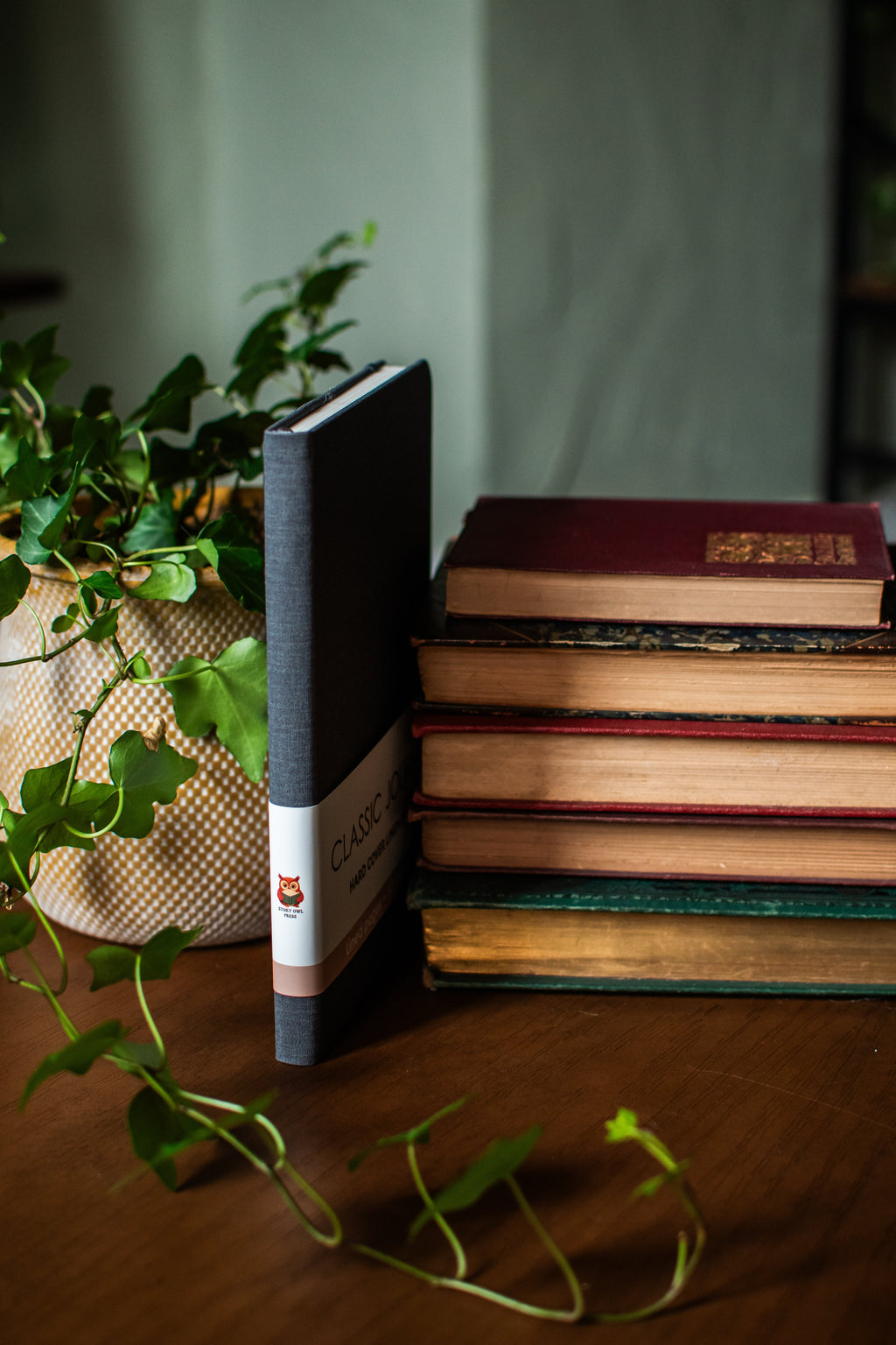 Grey Hardcover Lined Journal