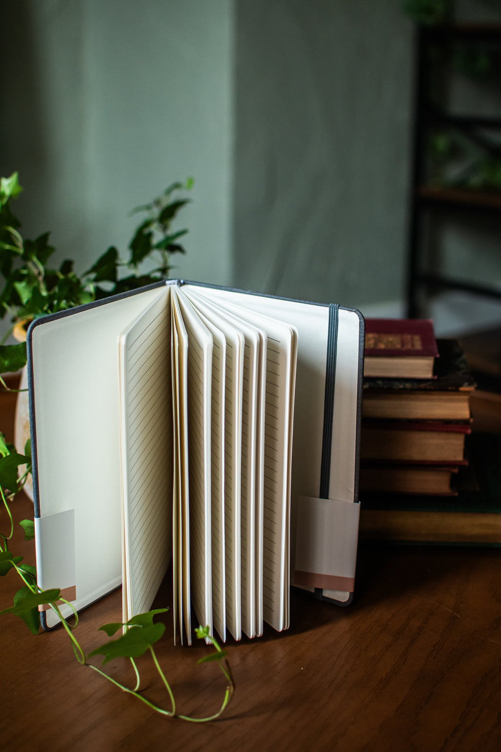 Grey Hardcover Lined Journal