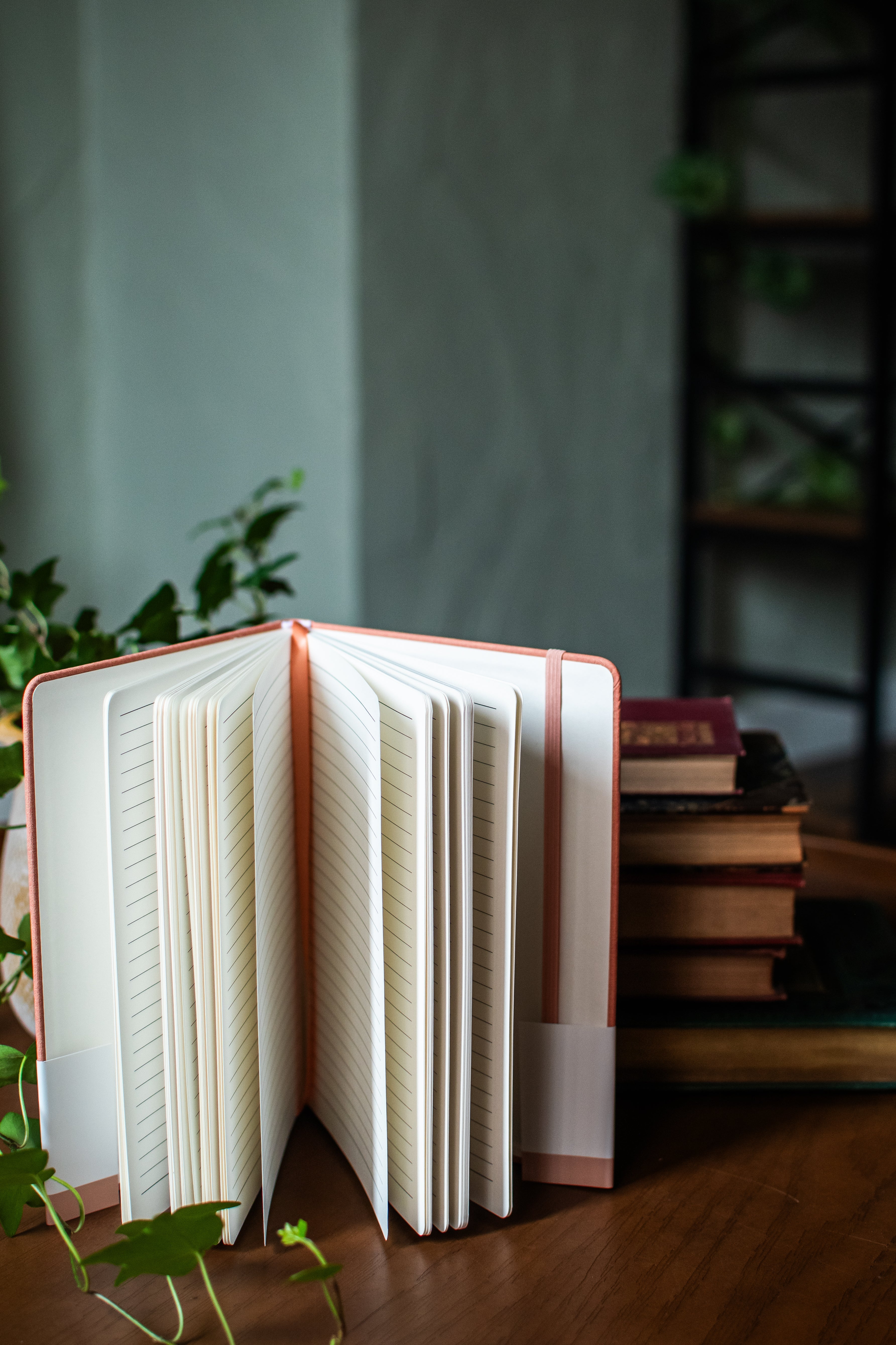 Peach Hardcover Linen Journal