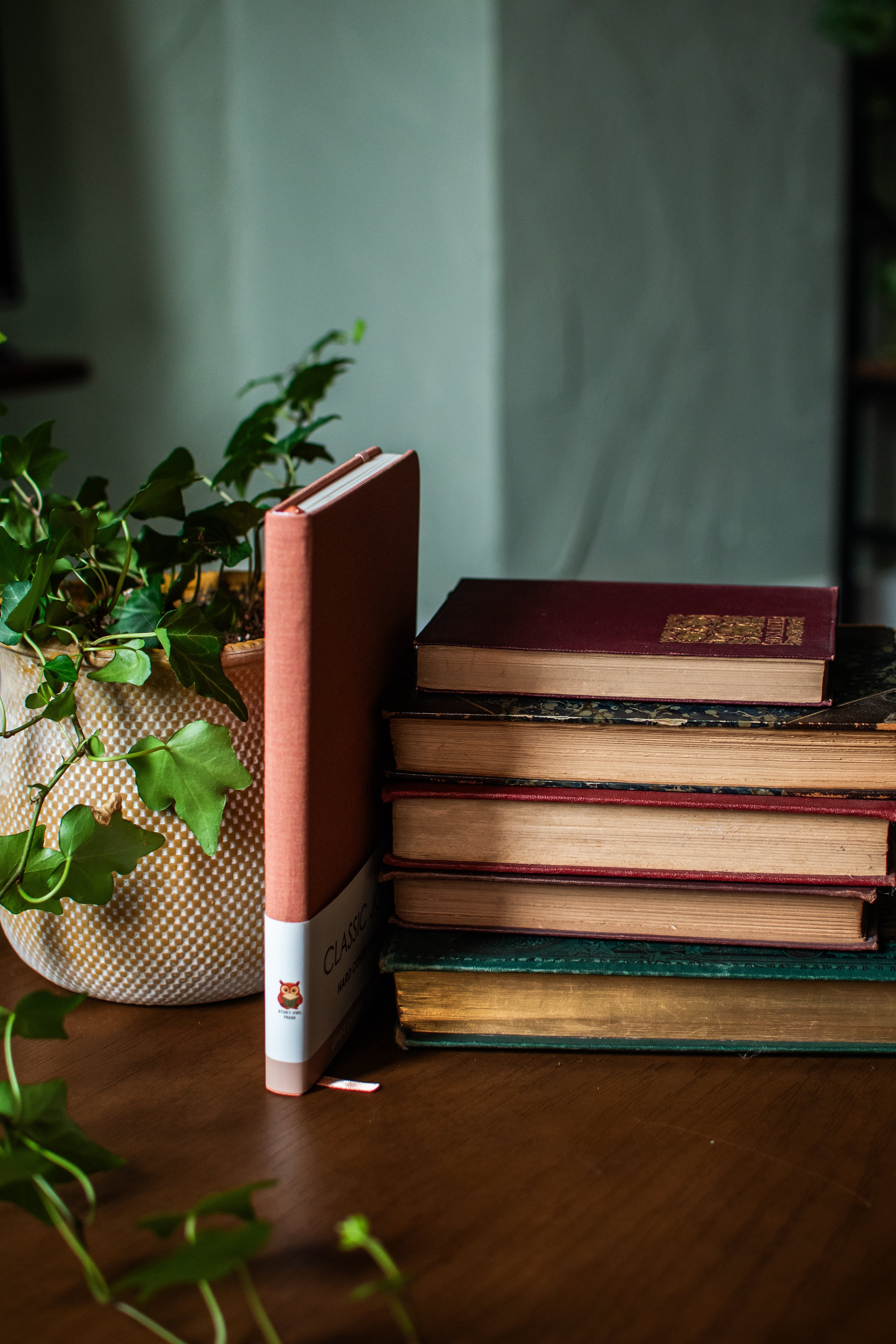 Peach Hardcover Linen Journal